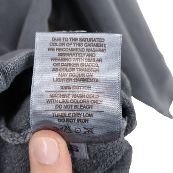 American Giant Men's Vintage Washed Relaxed French Terry Crew Grey Small - Picture 7 of 7